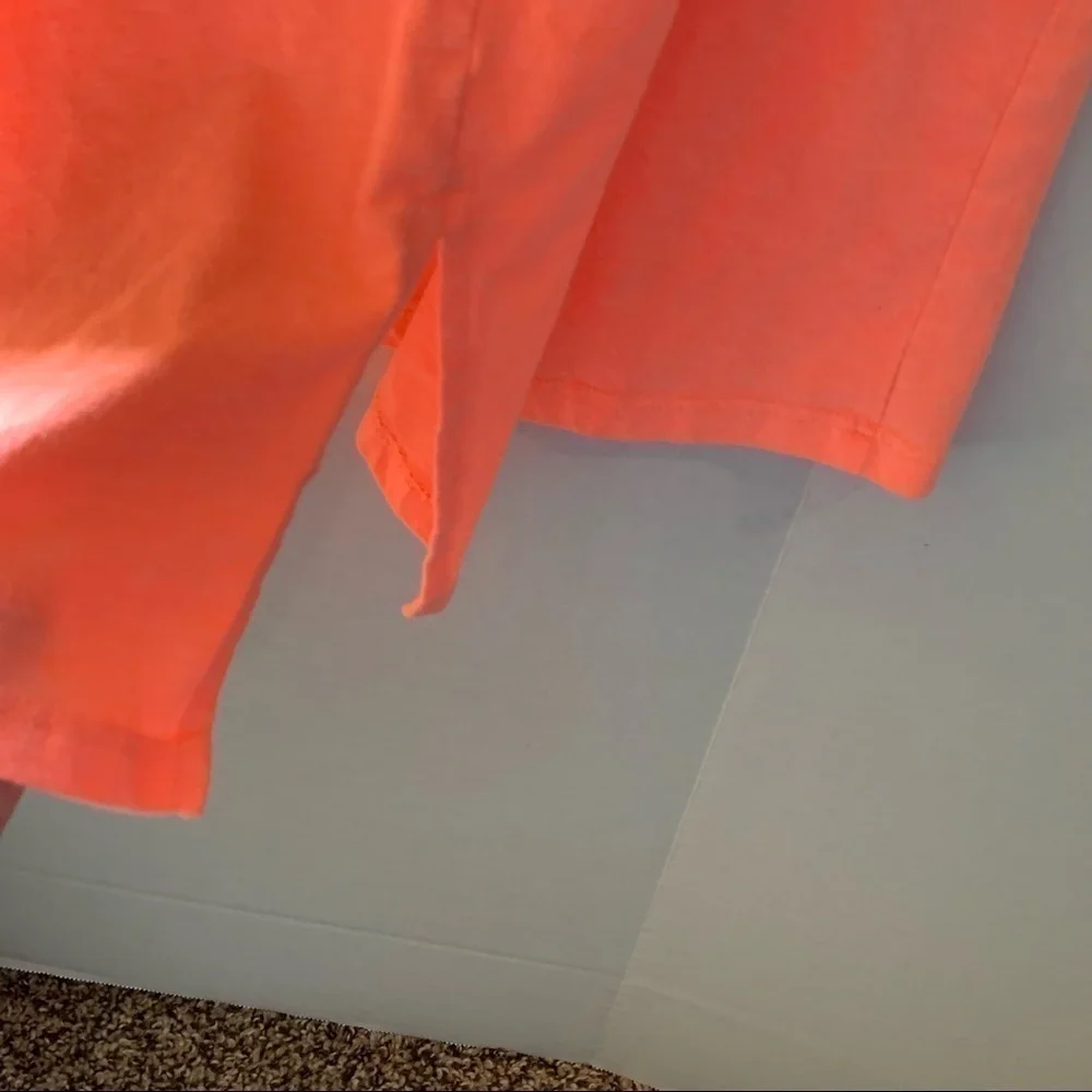 Wonder Nation Girls multi-color neon tank top. Size 6-6x. Flamingo